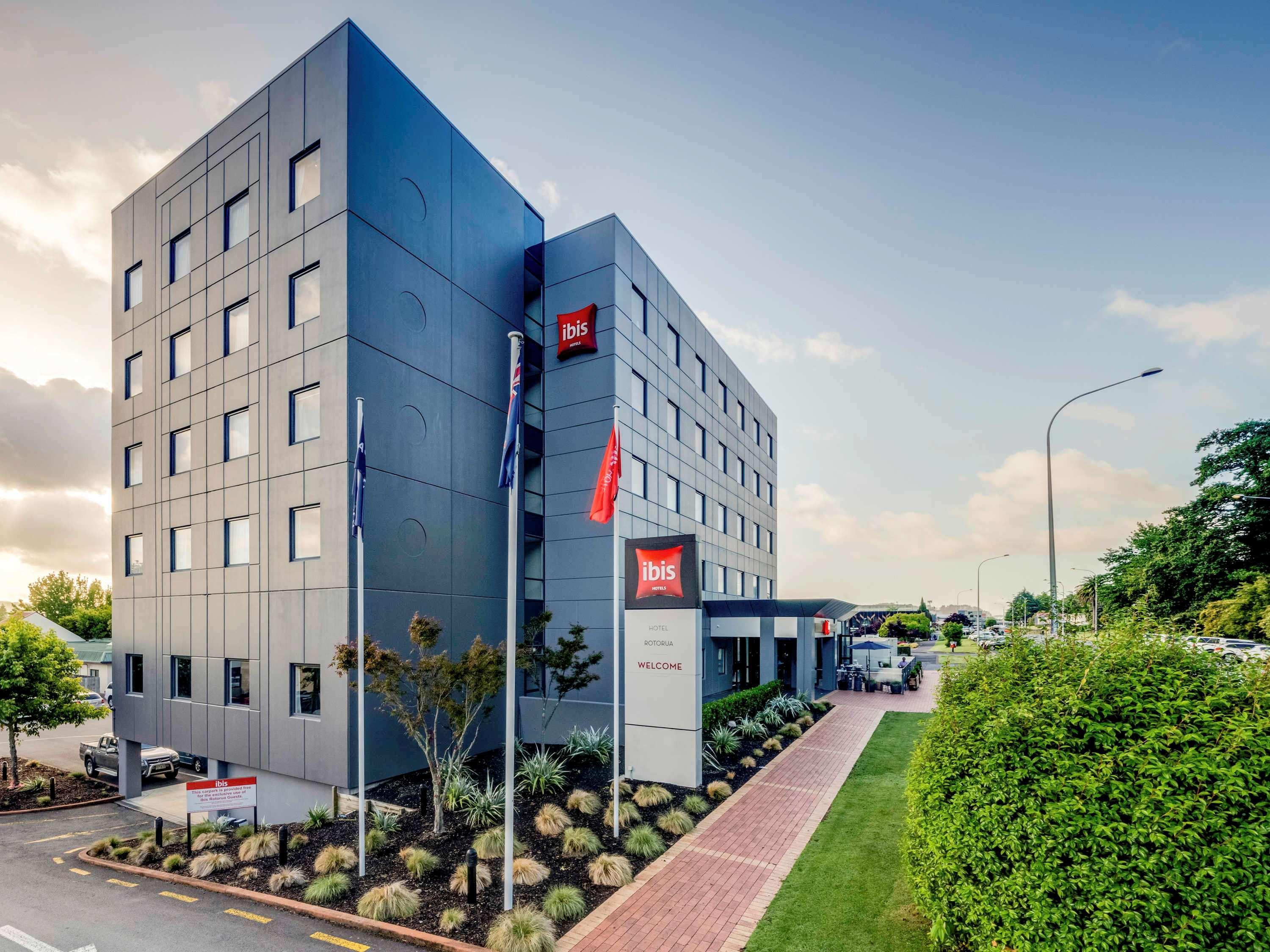 Ibis Rotorua Hotell Exteriör bild